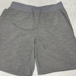 Lululemon Men's Gray Linerless Performance Drawstring Shorts Medium